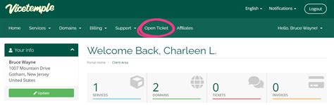 vicetemple|How To Open A Support Ticket .